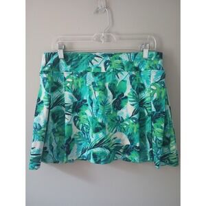 Tommy Bahama Women's Size Large Azure Lagoon Golf‎ Tennis Skort Pleated Tropical